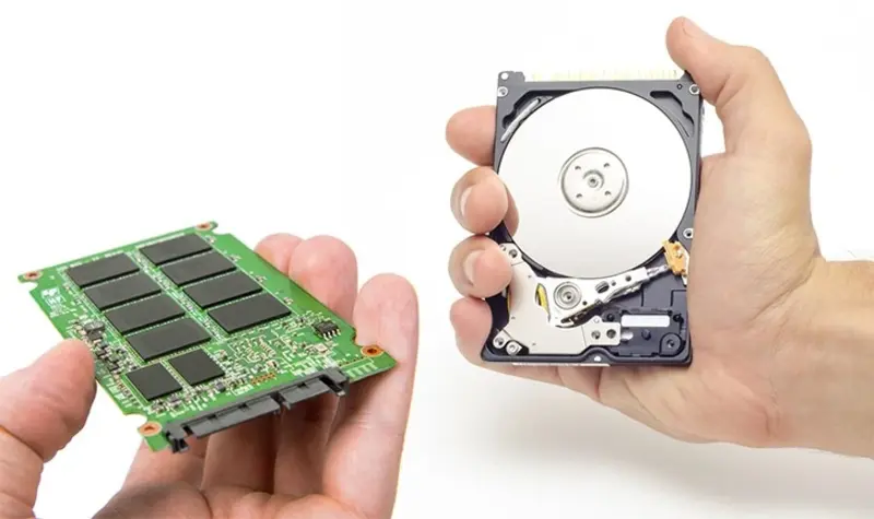 Comparação entre HD e SSD para upgrade de notebook na MS Notebook